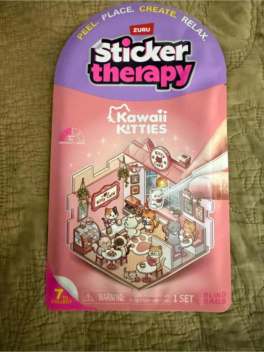 Zuru Sticker Therapy Kawaii Kitties Pink Sticker set